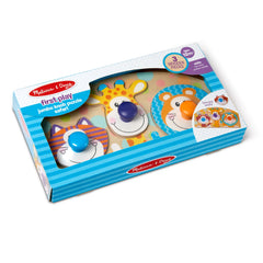 Safari Jumbo Peg Puzzle - 3 Pieces