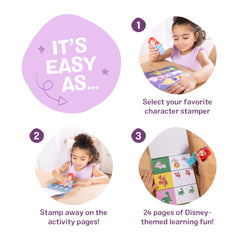 Sticker WOW!™ Disney Ariel Bundle: Activity Pad & Sticker Stamper + Mini Activity Pad and 200 Refill Stickers